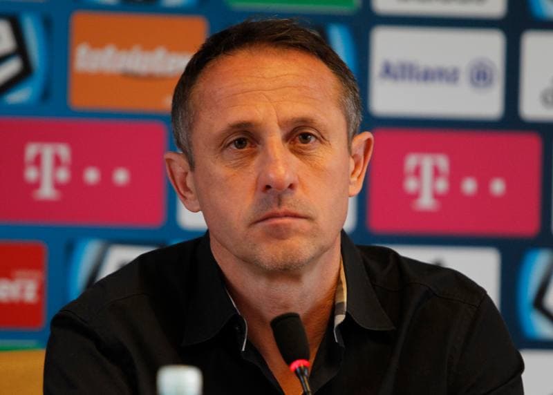Football. Gornik Zabrze. Press Conference. 30.05.2014