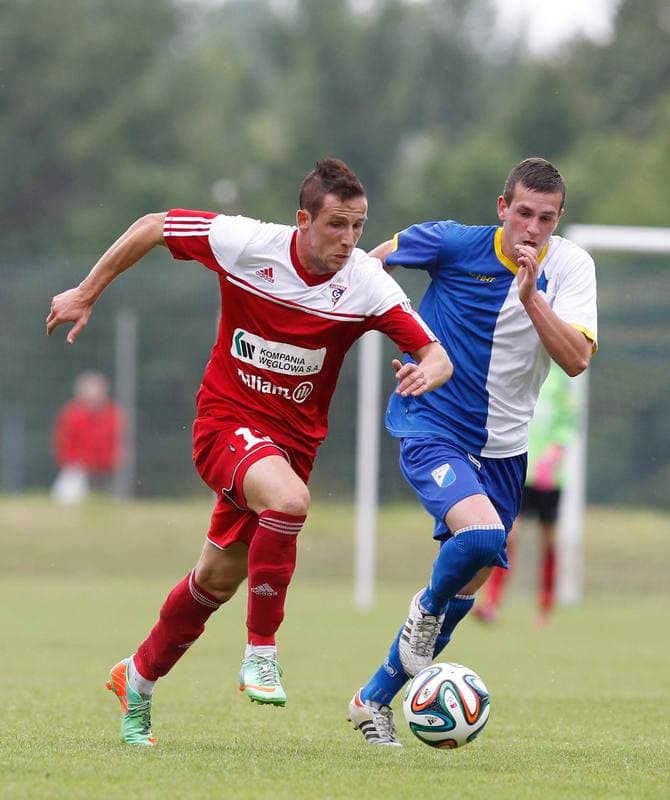 Football. T-Mobile Ekstraklasa. Slavia Ruda Slaska - Gornik Zabrze. 21.06.2014