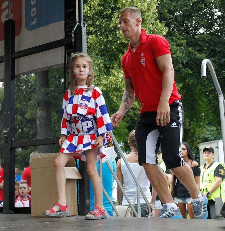 Football. Gornik Zabrze. Press Conference. 15.07.2014