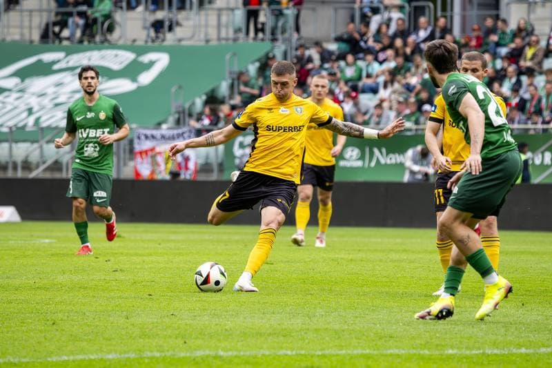 Football. PKO BP Ekstraklasa. Slask Wroclaw - GKS Katowice. 19.04.2025