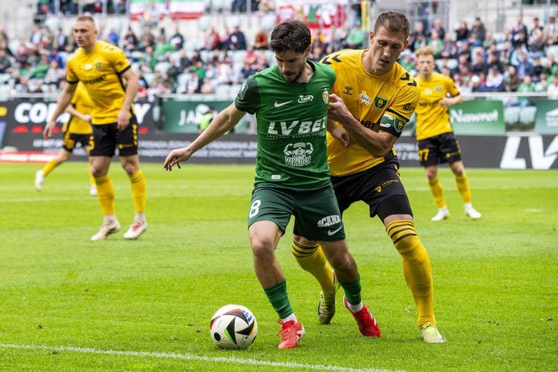 Football. PKO BP Ekstraklasa. Slask Wroclaw - GKS Katowice. 19.04.2025