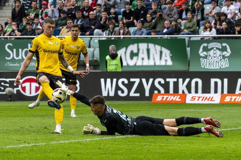 Football. PKO BP Ekstraklasa. Slask Wroclaw - GKS Katowice. 19.04.2025