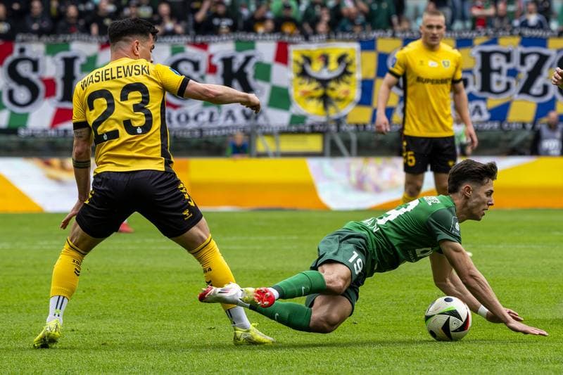 Football. PKO BP Ekstraklasa. Slask Wroclaw - GKS Katowice. 19.04.2025