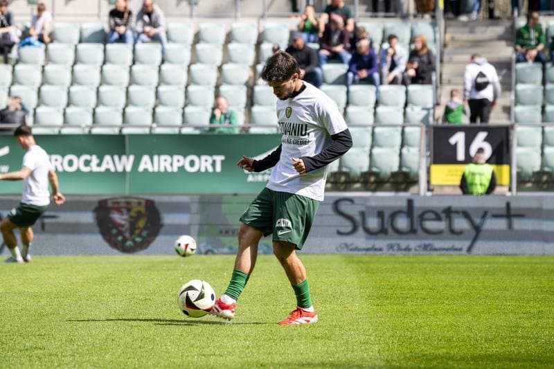 Football. PKO BP Ekstraklasa. Slask Wroclaw - GKS Katowice. 19.04.2025