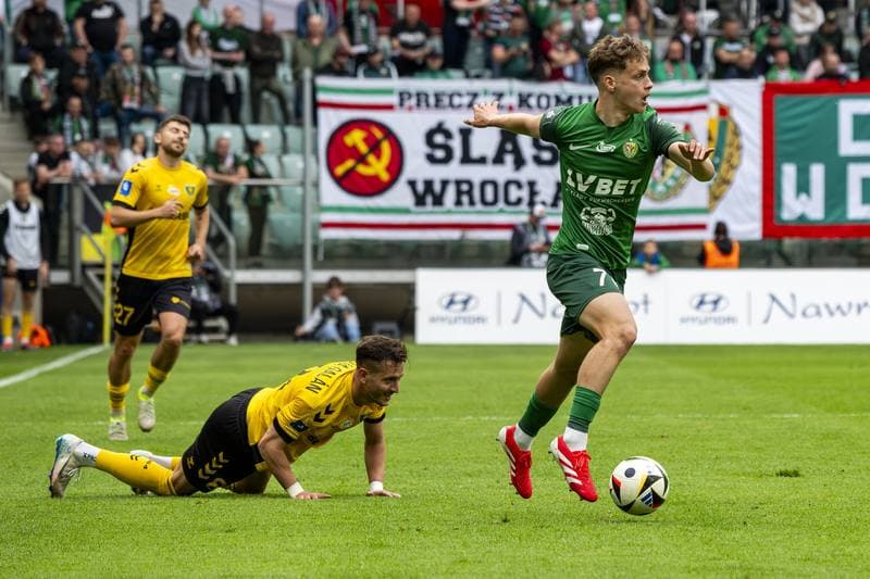 Football. PKO BP Ekstraklasa. Slask Wroclaw - GKS Katowice. 19.04.2025