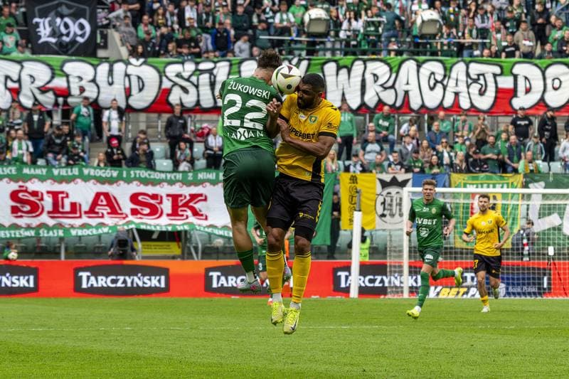 Football. PKO BP Ekstraklasa. Slask Wroclaw - GKS Katowice. 19.04.2025