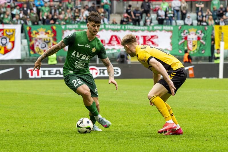 Football. PKO BP Ekstraklasa. Slask Wroclaw - GKS Katowice. 19.04.2025