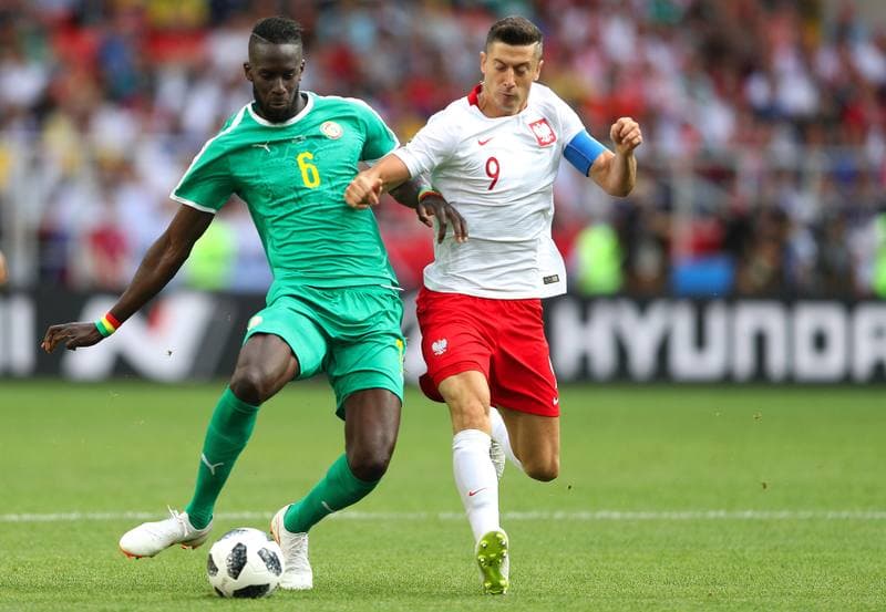 Football. World Cup. Poland - Senegal. 19.06.2018