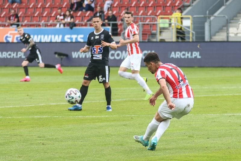 Football. PKO BP Ekstraklasa. Cracovia - Jagiellonia Bialystok. 21.06.2020