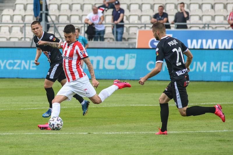 Football. PKO BP Ekstraklasa. Cracovia - Jagiellonia Bialystok. 21.06.2020