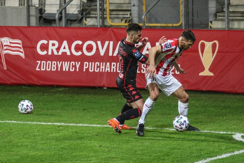Football. PKO BP Ekstraklasa. Cracovia - Jagiellonia Bialystok. 07.11.2020
