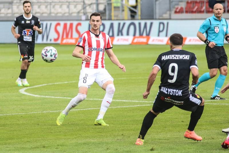 Football. PKO BP Ekstraklasa. Cracovia - Jagiellonia Bialystok. 21.06.2020