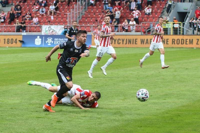 Football. PKO BP Ekstraklasa. Cracovia - Jagiellonia Bialystok. 21.06.2020