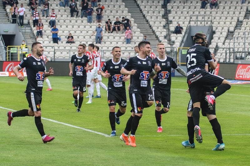 Football. PKO BP Ekstraklasa. Cracovia - Jagiellonia Bialystok. 21.06.2020