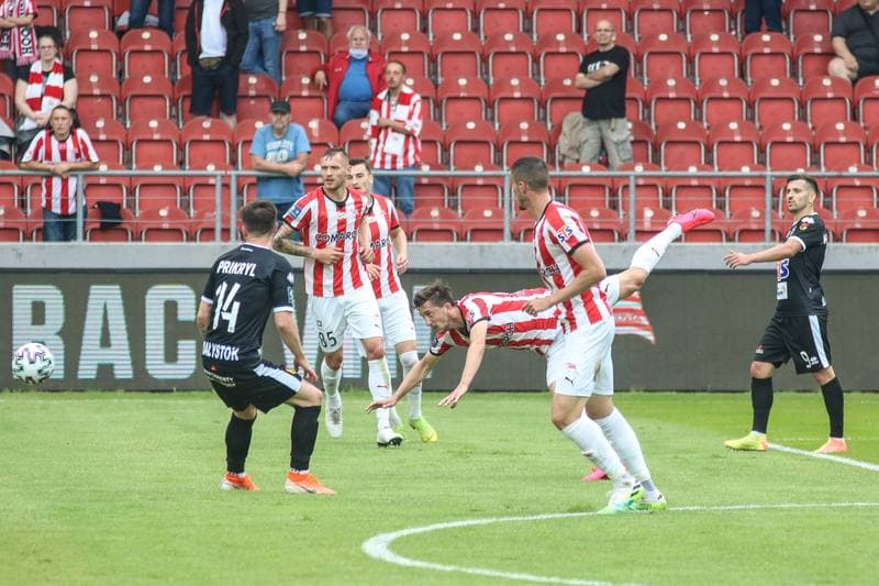 Football. PKO BP Ekstraklasa. Cracovia - Jagiellonia Bialystok. 21.06.2020