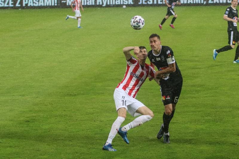 Football. PKO BP Ekstraklasa. Cracovia - Jagiellonia Bialystok. 21.06.2020