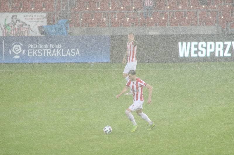 Football. PKO BP Ekstraklasa. Cracovia - Jagiellonia Bialystok. 21.06.2020