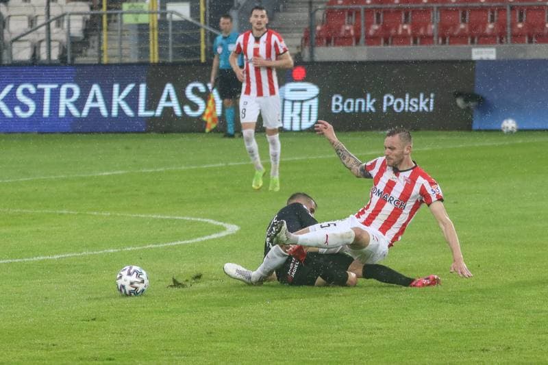 Football. PKO BP Ekstraklasa. Cracovia - Jagiellonia Bialystok. 21.06.2020