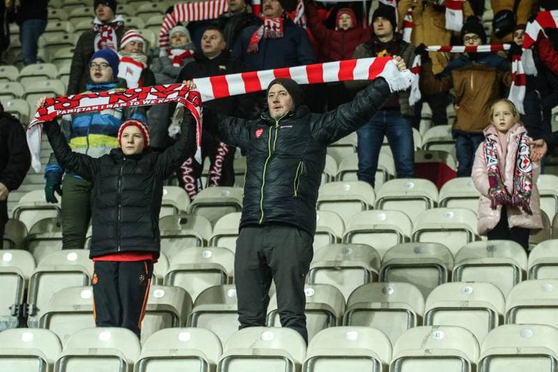 Football. PKO BP Ekstraklasa. Cracovia - Lechia Gdansk. 11.02.2022