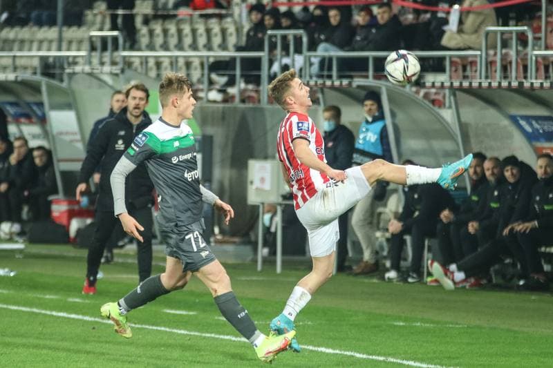Football. PKO BP Ekstraklasa. Cracovia - Lechia Gdansk. 11.02.2022