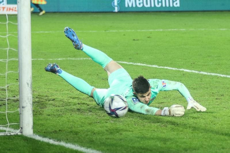 Football. PKO BP Ekstraklasa. Cracovia - Lechia Gdansk. 11.02.2022