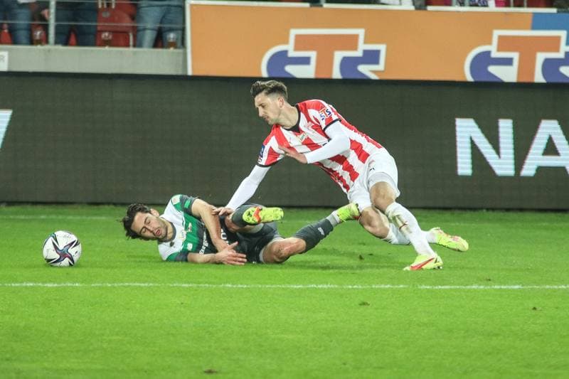 Football. PKO BP Ekstraklasa. Cracovia - Lechia Gdansk. 11.02.2022