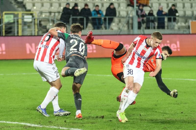 Football. PKO BP Ekstraklasa. Cracovia - Lechia Gdansk. 11.02.2022