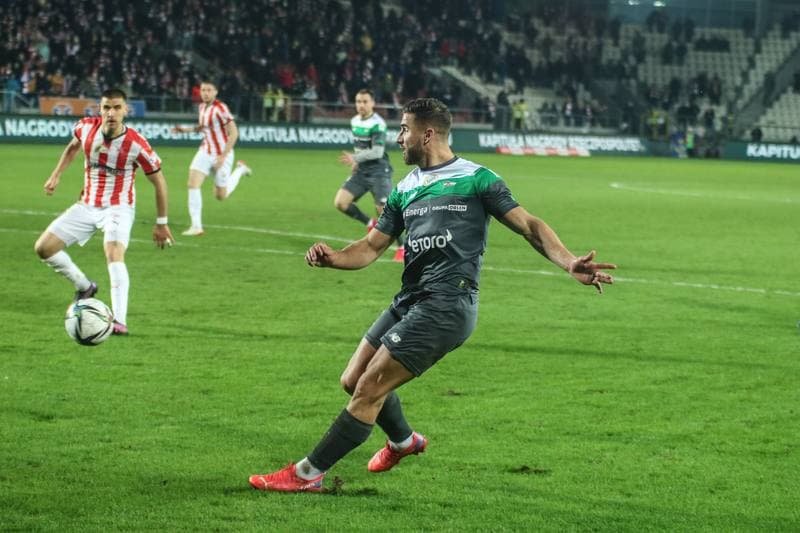 Football. PKO BP Ekstraklasa. Cracovia - Lechia Gdansk. 11.02.2022