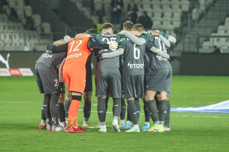 Football. PKO BP Ekstraklasa. Cracovia - Lechia Gdansk. 11.02.2022