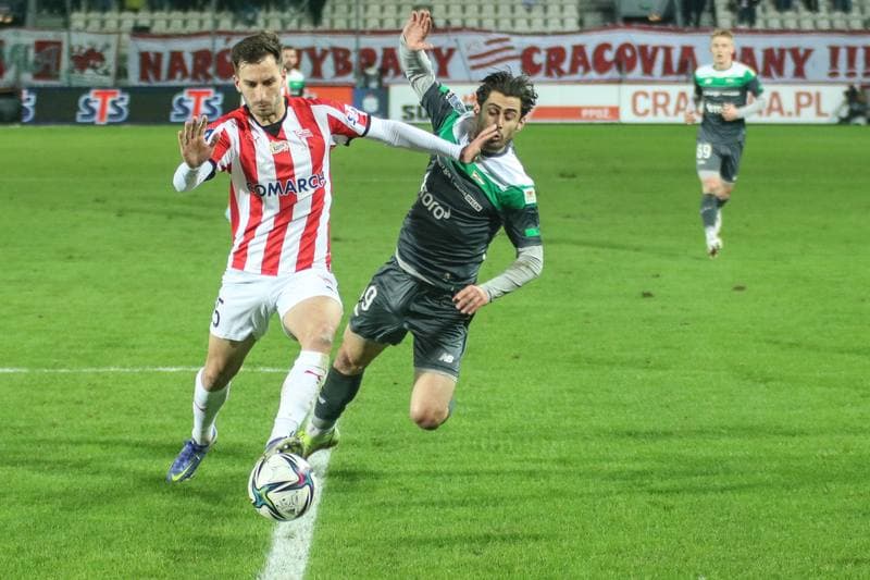 Football. PKO BP Ekstraklasa. Cracovia - Lechia Gdansk. 11.02.2022