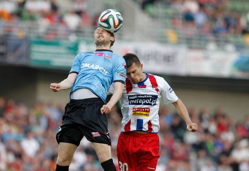 Football. T-Mobile Ekstraklasa. Podbeskidzie Bielsko Biala - Cracovia Krakow. 29.05.2015
