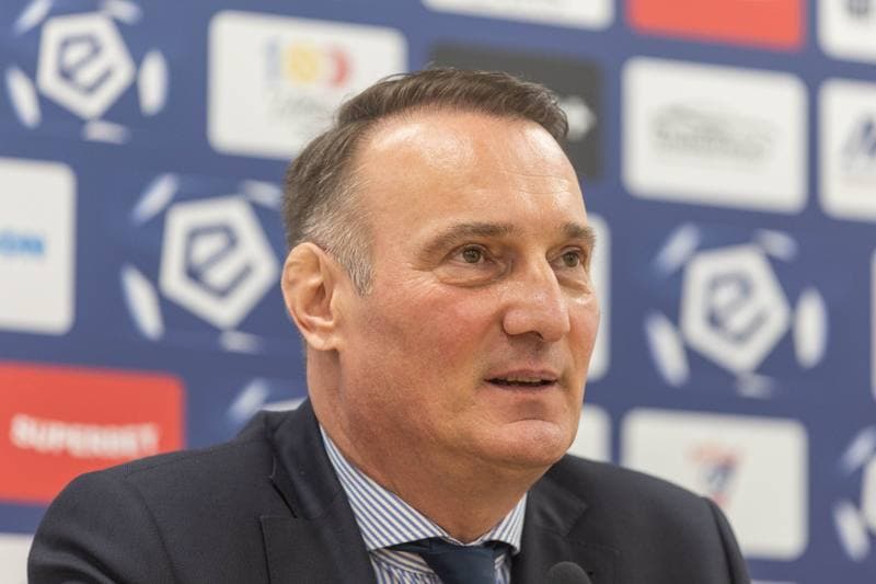 Football. Gornik Zabrze. Press Conference. 17.02.2023