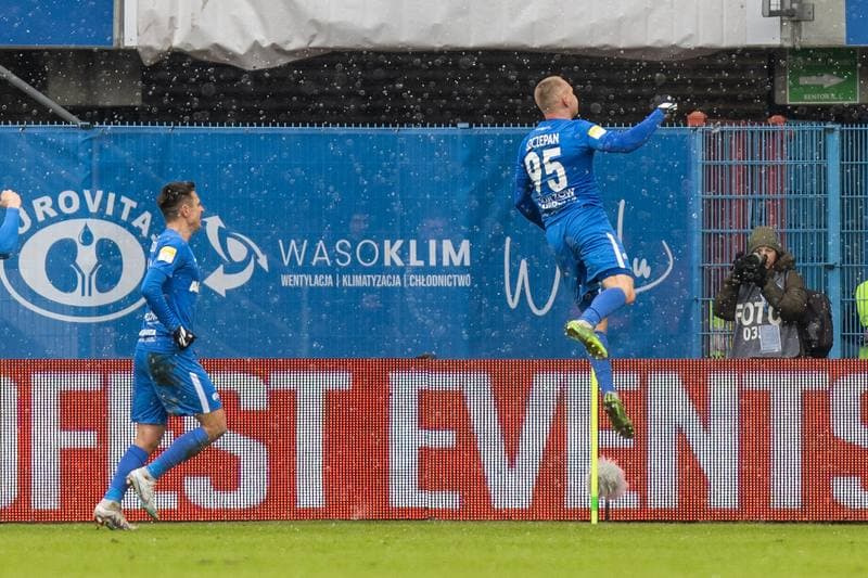 Football. Fortuna I Liga. Ruch Chorzow - Stal Rzeszow. 26.02.2023