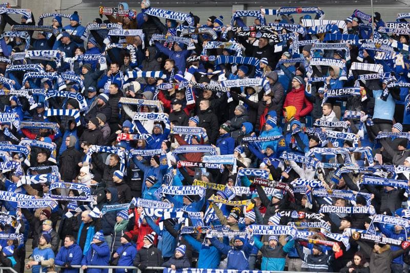 Football. Fortuna I Liga. Ruch Chorzow - Stal Rzeszow. 26.02.2023