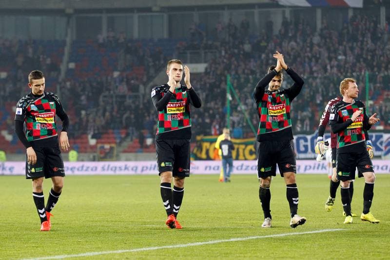 Football. Nice I Liga. Gornik Zabrze - GKS Tychy. 03.03.2017