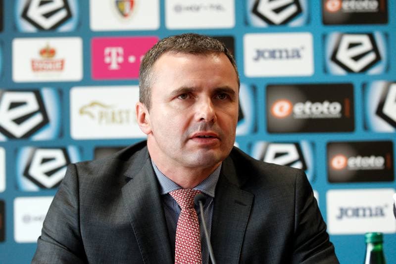 Football. Piast Gliwice. Press Conference. 21.03.2017