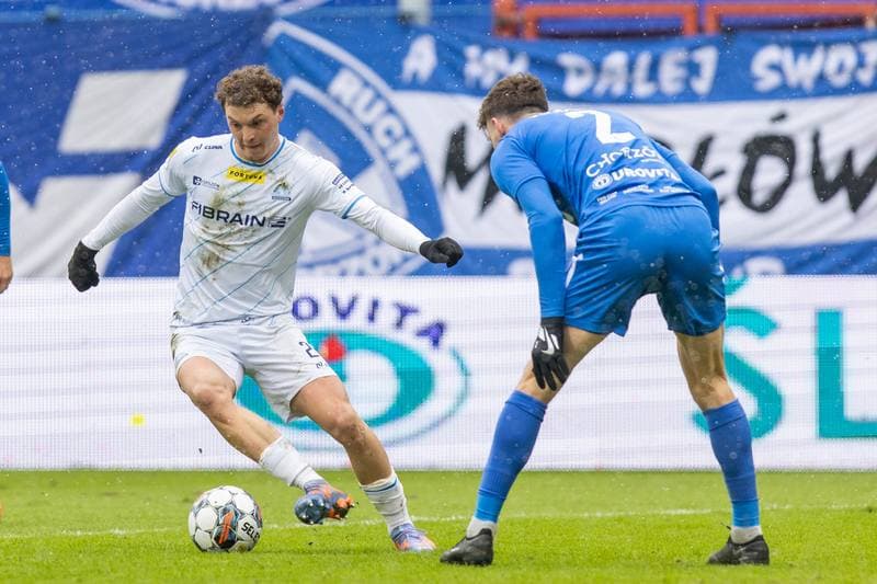 Football. Fortuna I Liga. Ruch Chorzow - Stal Rzeszow. 26.02.2023