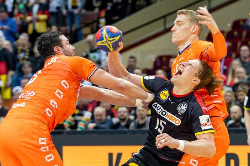 Handball. IHF World Men's Championship. Netherlands - Germany. 21.01.2023