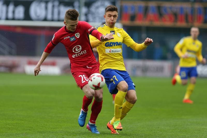 Football. Lotto Ekstraklasa. Piast Gliwice - Arka Gdynia. 18.03.2017