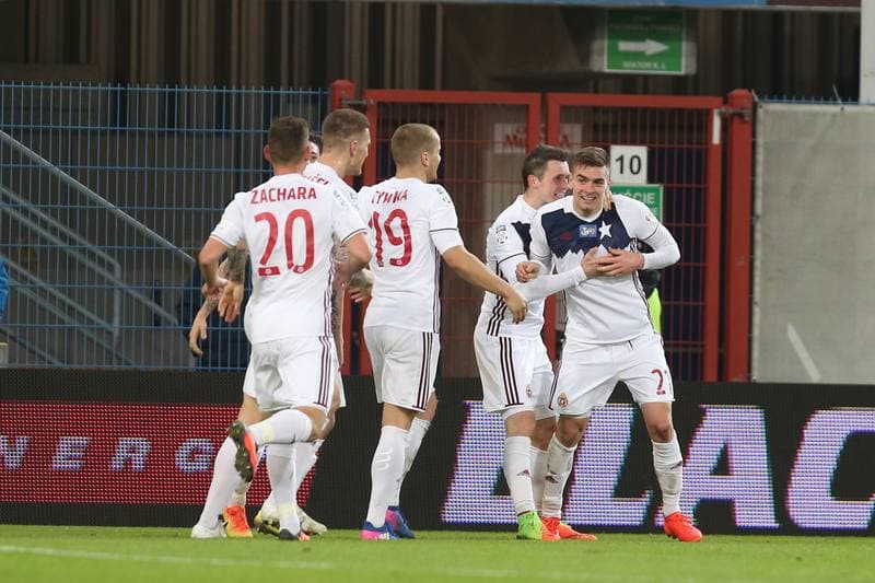 Football. Lotto Ekstraklasa. Piast Gliwice - Wisla Krakow. 04.03.2017