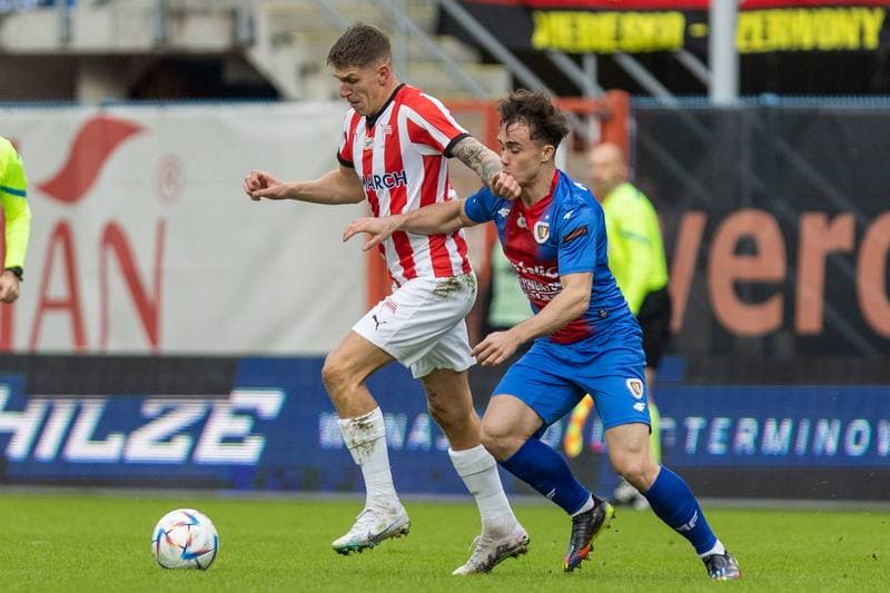 Football. PKO BP Ekstraklasa. Piast Gliwice - Cracovia Krakow. 25.02.2023