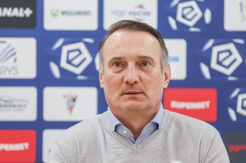 Football. Gornik Zabrze. Press Conference. 16.03.2023