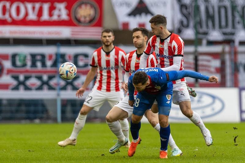 Football. PKO BP Ekstraklasa. Piast Gliwice - Cracovia Krakow. 25.02.2023