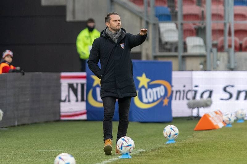 Football. PKO BP Ekstraklasa. Gornik Zabrze - Radomiak Radom. 12.02.2023