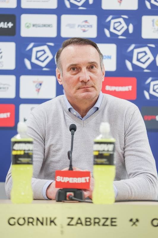 Football. Gornik Zabrze. Press Conference. 16.03.2023
