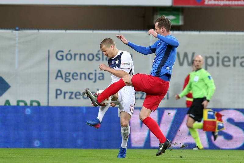 Football. Lotto Ekstraklasa. Piast Gliwice - Wisla Krakow. 04.03.2017