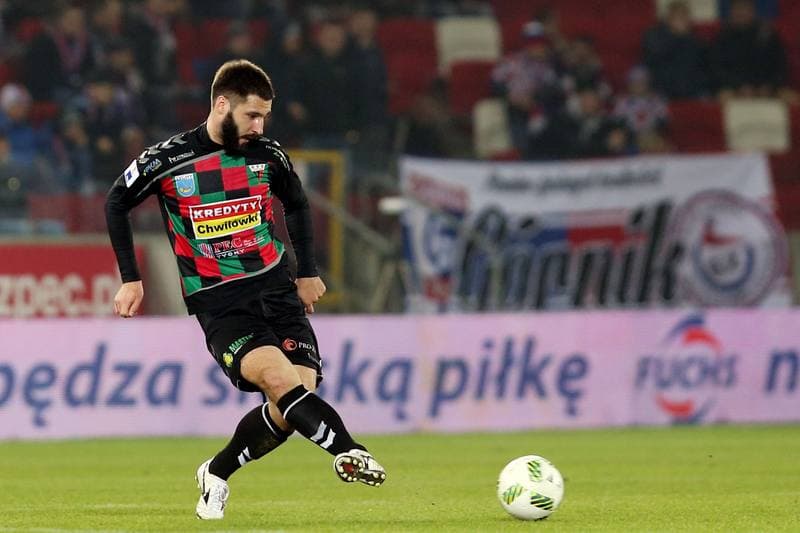 Football. Nice I Liga. Gornik Zabrze - GKS Tychy. 03.03.2017