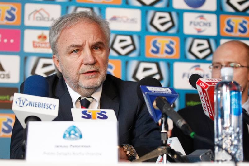 Football. Ruch Chorzow. Press Conference. 02.03.2017