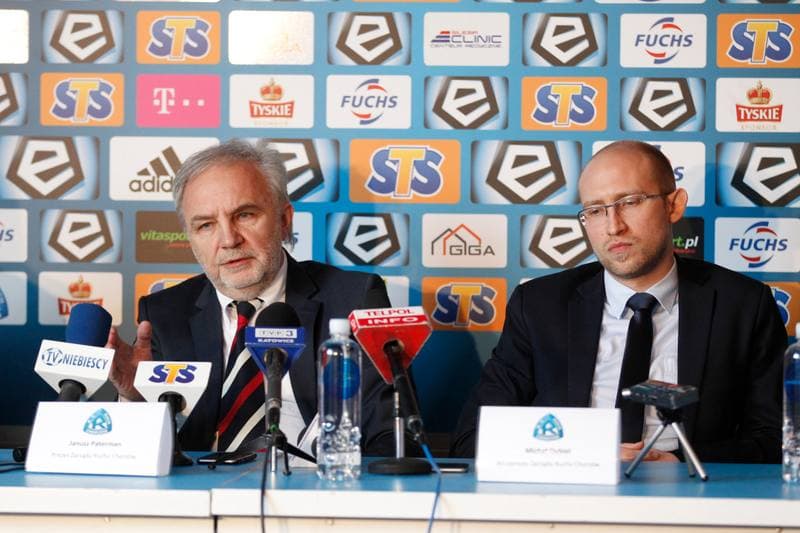 Football. Ruch Chorzow. Press Conference. 02.03.2017