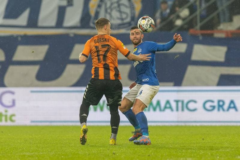 Football. Fortuna I Liga. Ruch Chorzow - Chrobry Glogow. 11.02.2023